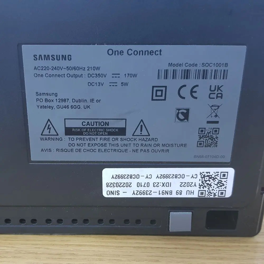 BN91-23992Y Assy One Connect Box for Samsung TV