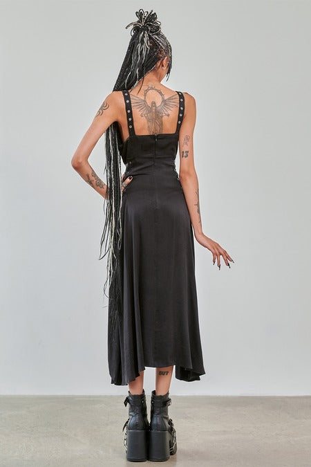 Robe Gothique Asymétrique Noire Banned Apparel