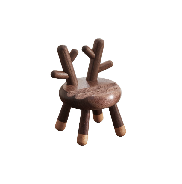 Wooden Deer Antler Phone Holder