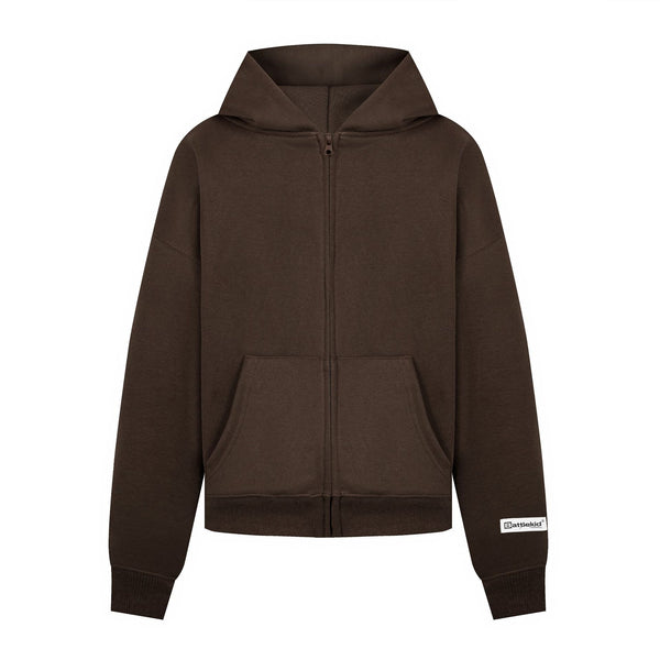 Women's Zip-Up Hooded Sweatshirt Jacket