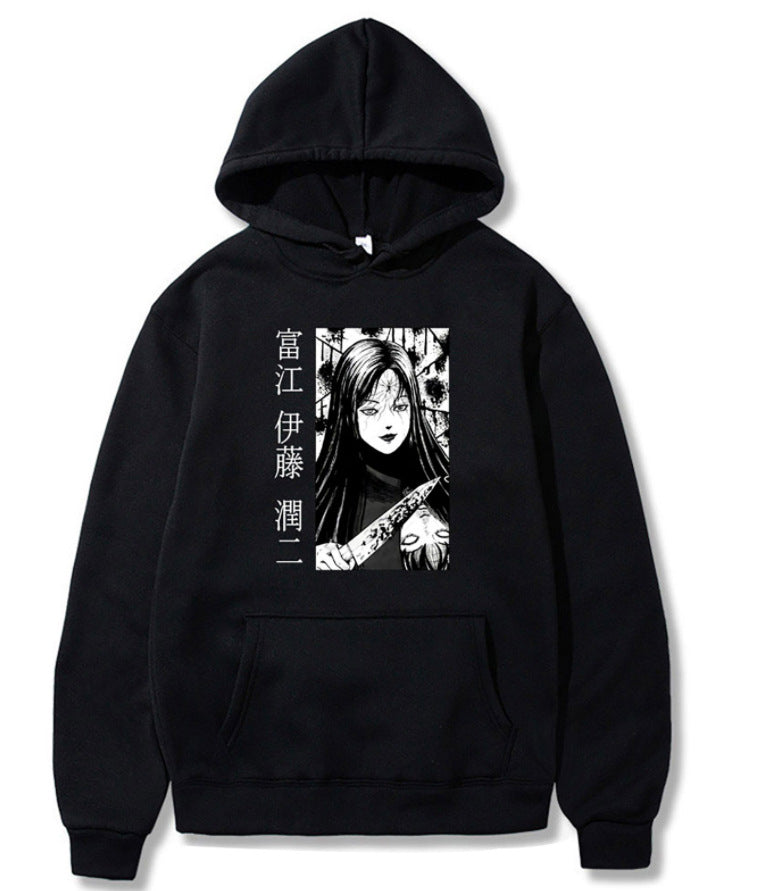 LOGO printed hooded sweatshirt
