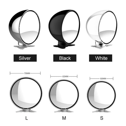 3R-045 Auxiliary Rear View Mirror Car Adjustable Blind Spot Mirror Wide Angle Auxiliary Side Mirror, Diameter: 70mm (Silver)