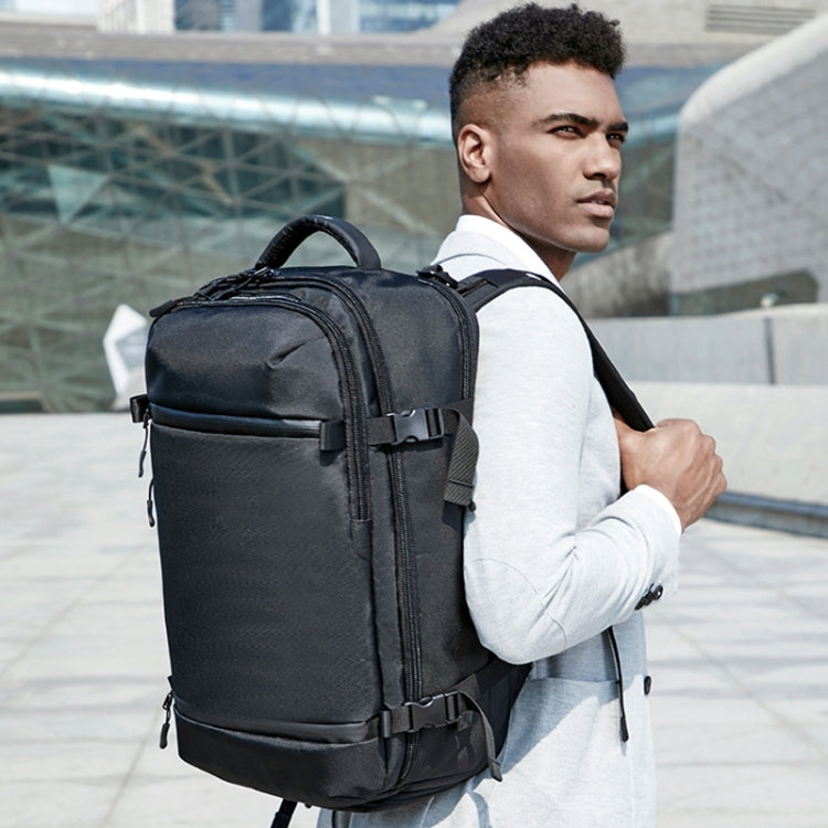 Ozuko 8983 Large Capacity Waterproof Travel Outdoor USB Shoulder Backpack 20 Inch(Blue)