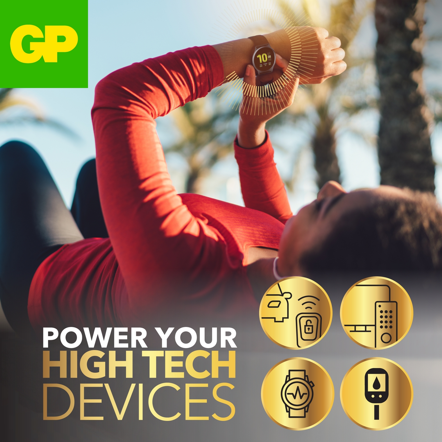 GP AA Lithium Batteries - Pack of 4