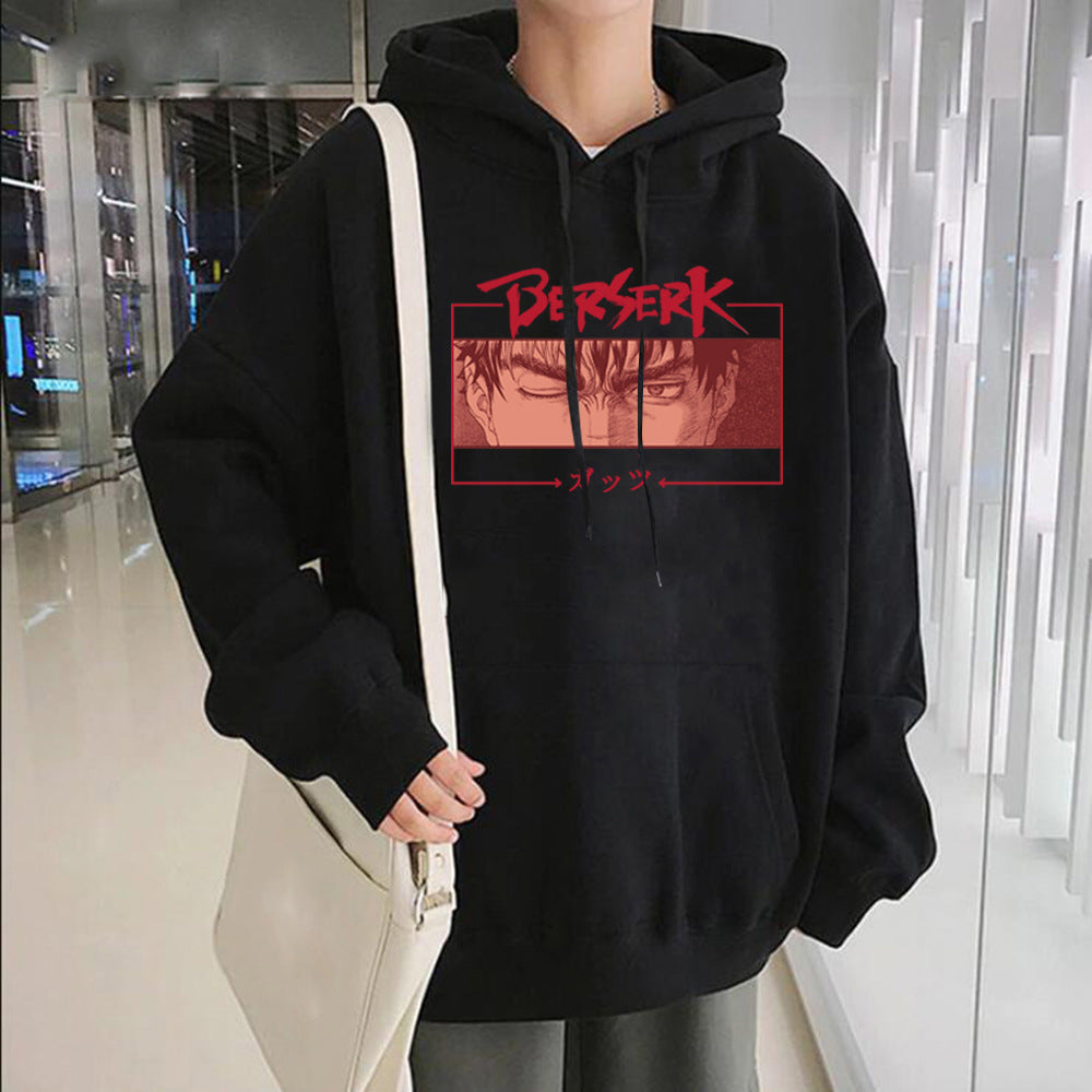 Sweat à capuche ample Berserk