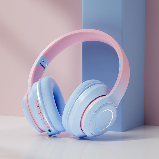 Gradient Foldable Bluetooth Headphones - Over-Ear