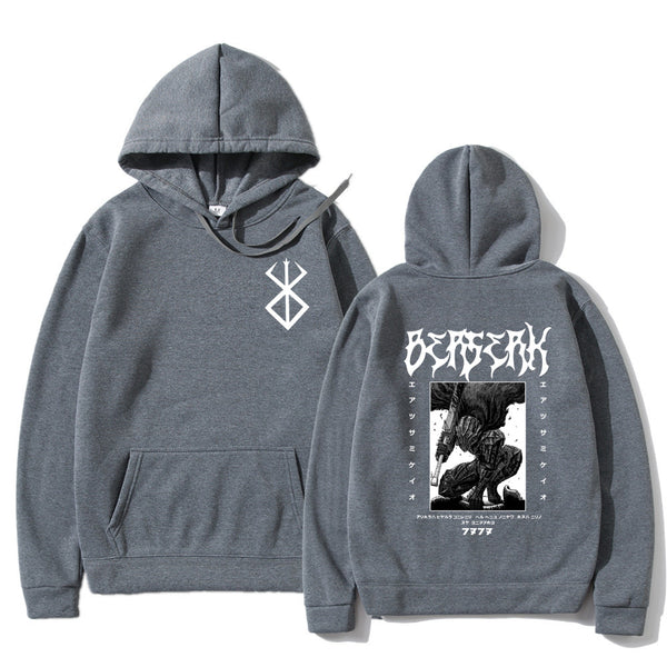 Berserk Anime Hoodie - Loose Hooded Sweatshirt