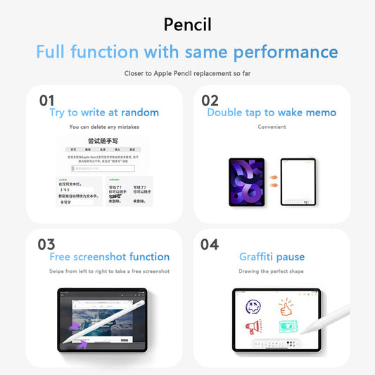 Apple Pencil Capacitive Pen Third Generation Suitable for Tablet Touchpen Apple iPad Magnetic Charging Handwriting Pen