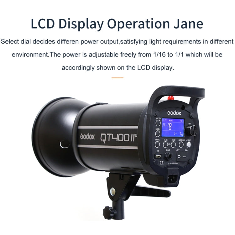 Godox QT400IIM 400Ws Strobe Studio Flash Light(US Plug)