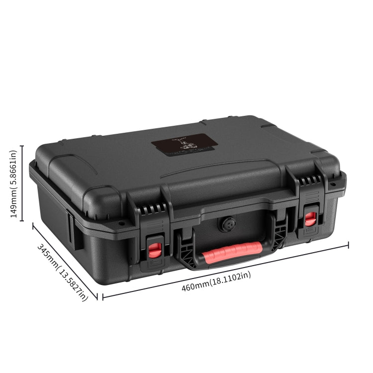 Pour DJI RS4/ RS4 Pro STARTRC Valise Portable Étanche et Antichoc en ABS (Noir)