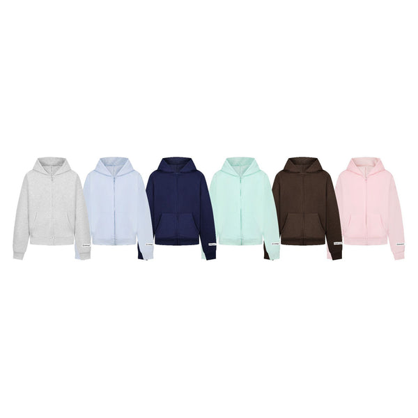 Women's Zip-Up Hooded Sweatshirt Jacket