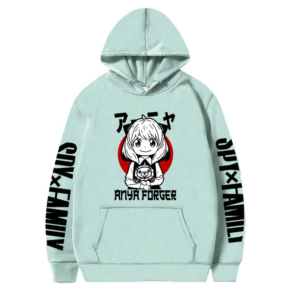 Anya Red Moon Hoodie Loose Sweatshirt Spy Family