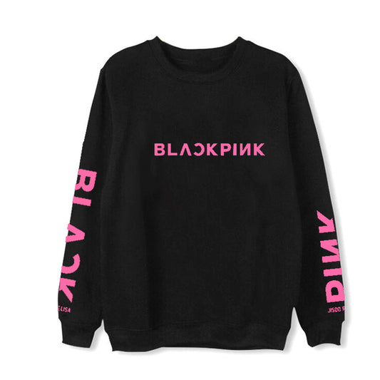 BLACKPINK Album Kpop Letters Printed Sweatshirt Hoodies