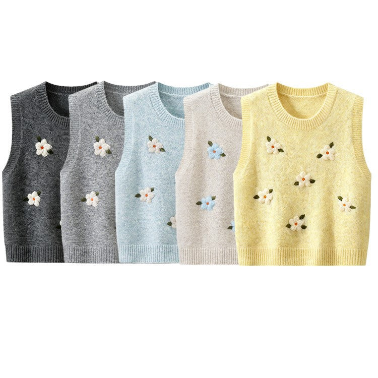 Women's Jacquard Knit Layering Vest