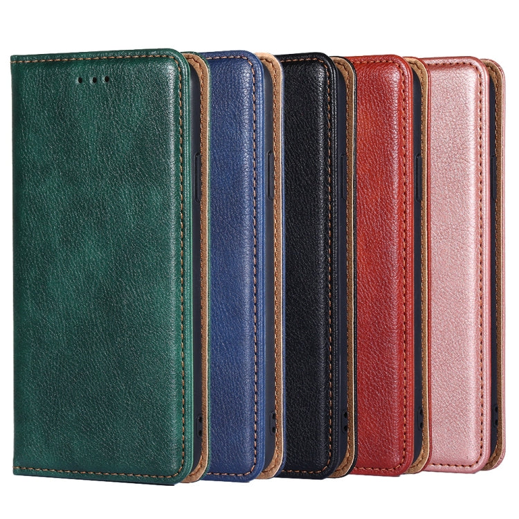 For Samsung Galaxy S20 FE PU + TPU Gloss Oil Solid Color Magnetic Horizontal Flip Leather Case with Holder & Card Slot & Wallet(Brown)