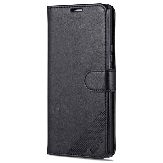 AZNS Sheepskin Texture Horizontal Flip Leather Case with Holder & Card Slots & Wallet For Honor 50 Pro(Black)
