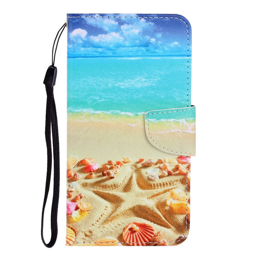 For iPhone SE 2022 / SE 2020 / 8 / 7 3D Colored Drawing Horizontal Flip PU Leather Case with Holder & Card Slots & Wallet(Pentagram)