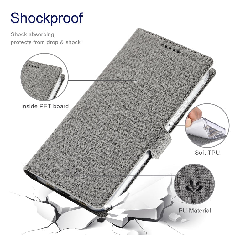 For Sony Xperia Pro-I ViLi K Series Magnetic Buckle Horizontal Flip Leather Phone Case(Grey)