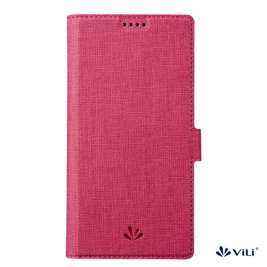 For Sony Xperia Pro-I ViLi K Series Magnetic Buckle Horizontal Flip Leather Phone Case(Rose Red)