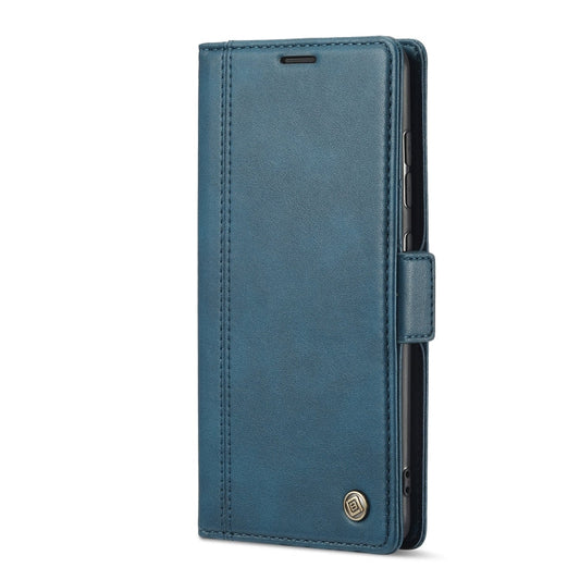 Pour Samsung Galaxy S22+ 5G LC.IMEEKE Étui de Téléphone en Cuir PU + TPU Agréable au Toucher (Bleu)