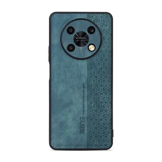 For Huawei Enjoy 50 Pro / nova Y90 AZNS 3D Embossed Skin Feel Phone Case(Dark Green)