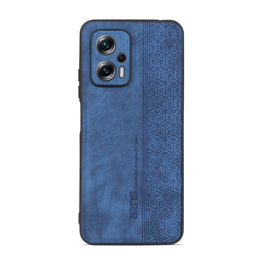 For Xiaomi Redmi Note 11T Pro 5G AZNS 3D Embossed Skin Feel Phone Case(Sapphire Blue)