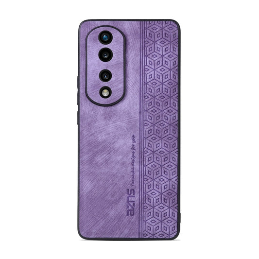 For Honor 70 AZNS 3D Embossed Skin Feel Phone Case(Purple)