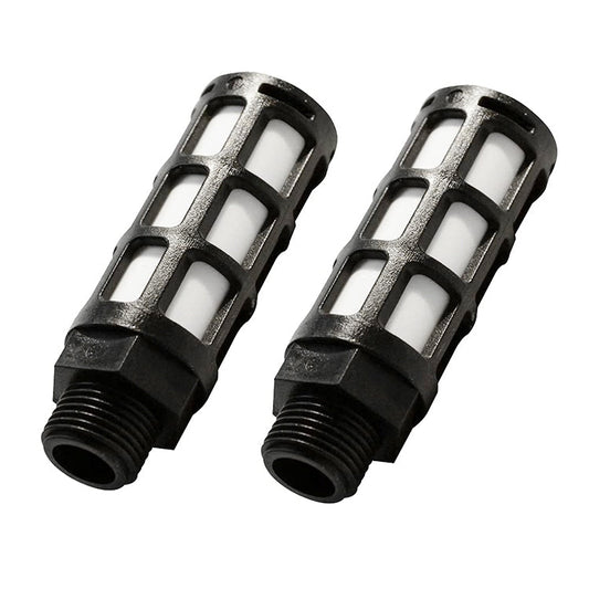 LAIZE Plastic Pneumatic Muffler, Caliber:3 Point(Black)