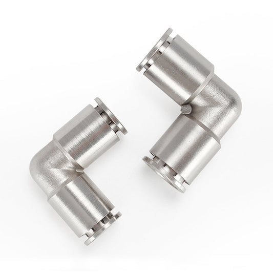 PV-6 LAIZE Nickel Plated Copper Elbow Pneumatic Quick Connector