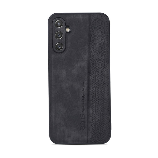 For Samsung Galaxy A24 4G AZNS 3D Embossed Skin Feel Phone Case(Black)