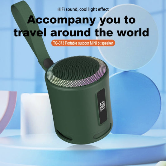 T&G TG373 Enceinte Bluetooth sans Fil Portable d'Extérieur avec Lumière LED RVB Multicolore et Caisson de Basses (Rouge)