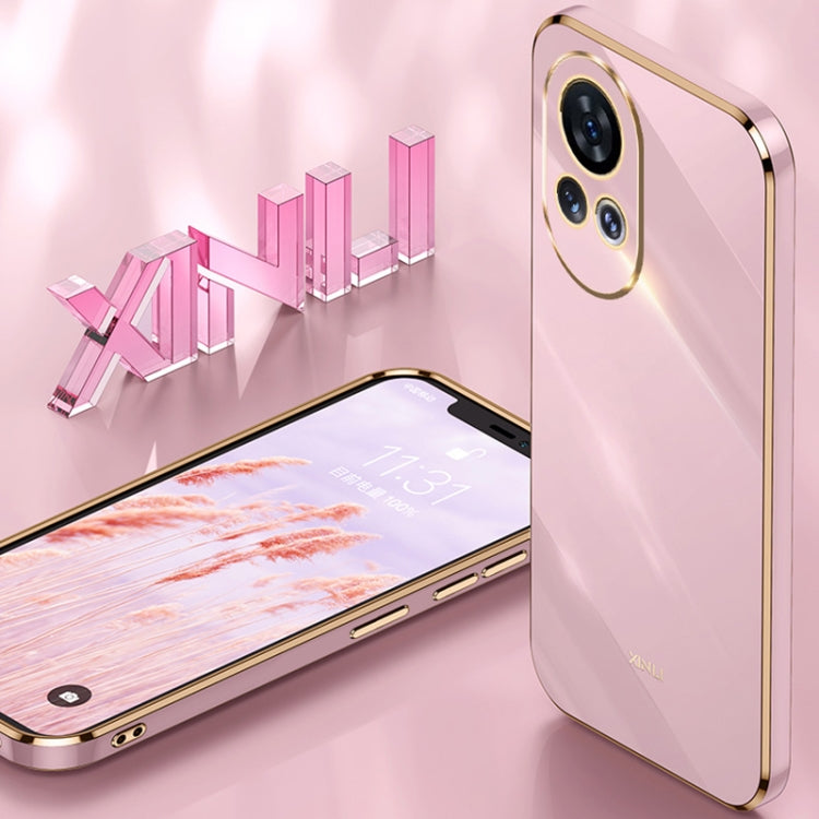 For Huawei nova 12 Pro XINLI Straight Edge 6D Electroplate TPU Phone Case(Celestial Blue)