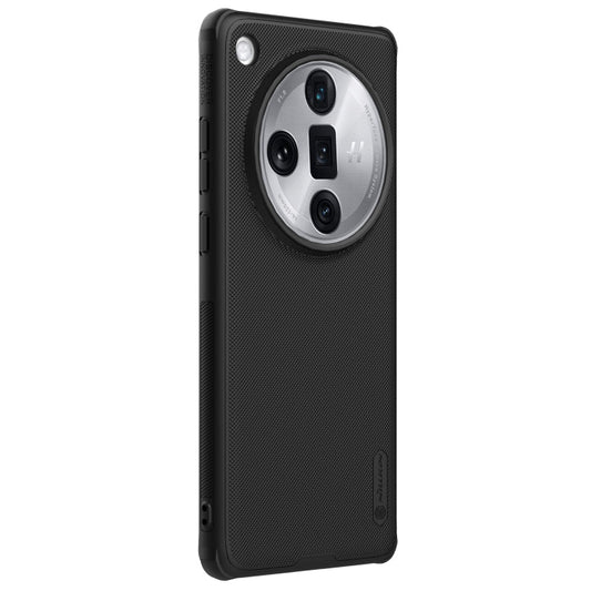 Pour OPPO Find X7 Ultra NILLKIN Frosted Shield Pro PC + Coque de téléphone TPU (Noir)
