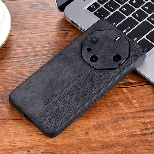 For Huawei Mate 60 RS Ultimate AZNS 3D Embossed Skin Feel Phone Case(Black)