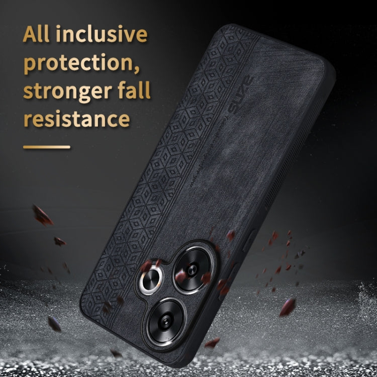 For Xiaomi Redmi Turbo 3 AZNS 3D Embossed Skin Feel Phone Case(Purple)