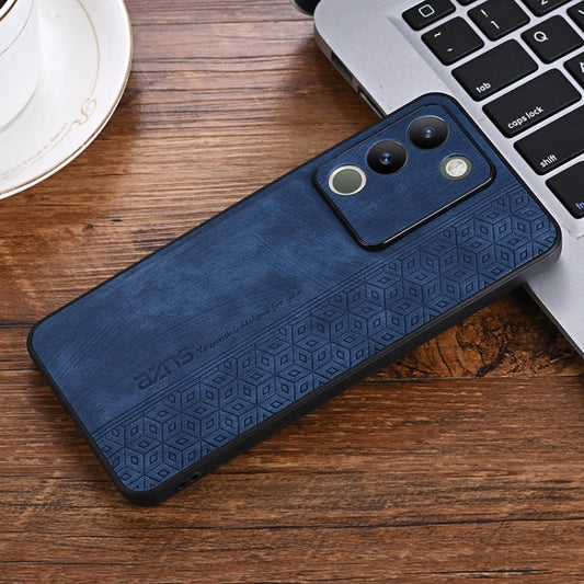 For vivo V29e 5G / Y200 5G AZNS 3D Embossed Skin Feel Phone Case(Sapphire Blue)