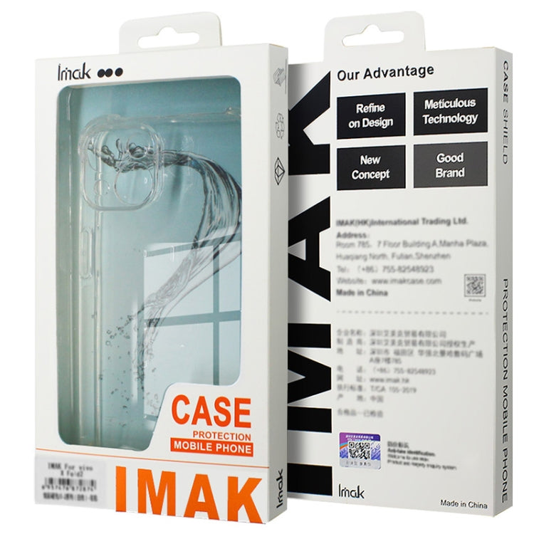 Pour Xiaomi 14 Ultra 5G, coque de téléphone en TPU antichoc imak Airbag (noir transparent)