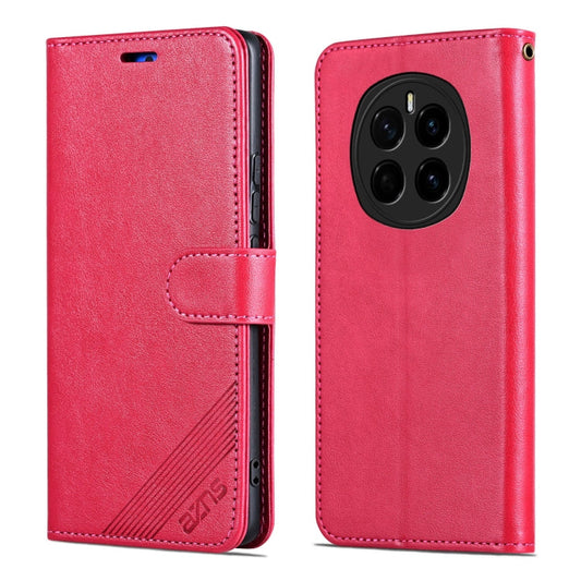 Pour étui de téléphone en cuir rabattable For Honor Magic7 AZNS texture peau de mouton (rouge)