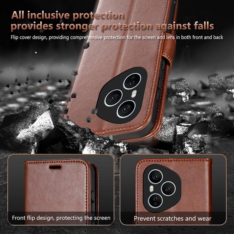 For Honor 400 Pro Global 160.8mm AZNS Sheepskin Texture Flip Leather Phone Case(Red)