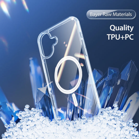 For iPhone 16 DUX DUCIS Clin Mag Series Magsafe TPU Phone Case(Transparent)