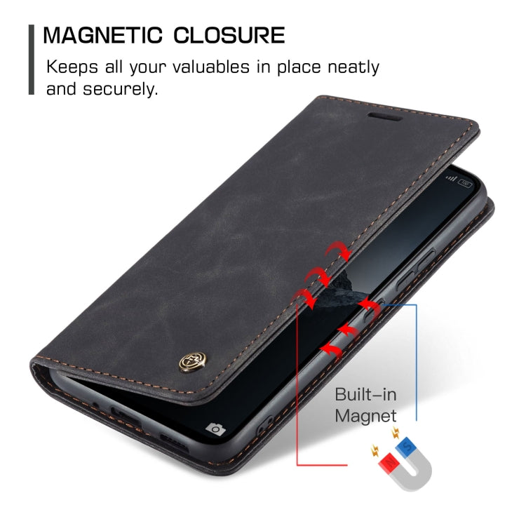 For Xiaomi Redmi Note 13 Pro 4G CaseMe 013 Multifunctional Horizontal Flip Leather Phone Case(Black)