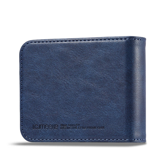 For Samsung Galaxy Z Flip6 / Flip7 FE LC.IMEEKE RFID Anti-theft Leather Phone Case(Blue)