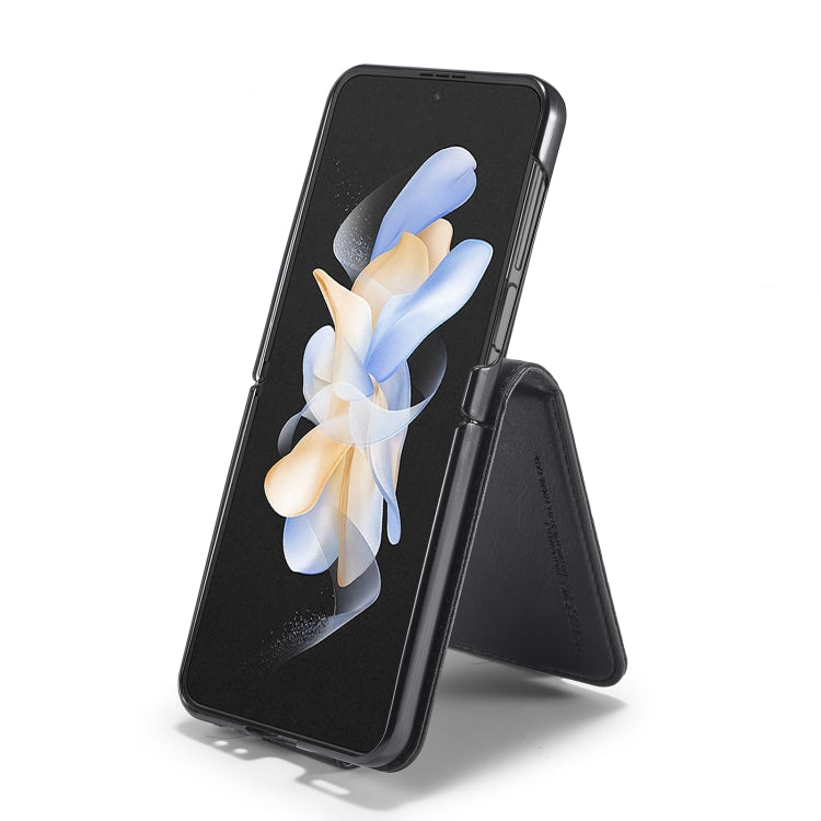 Pour Samsung Galaxy Z Flip6 / Flip7 FE LC.IMEEKE Étui de téléphone en cuir anti-RFID (Noir)