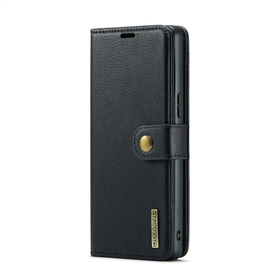 For Sony Xperia 10 VI DG.MING Crazy Horse Texture Detachable Magnetic Leather Phone Case(Black)