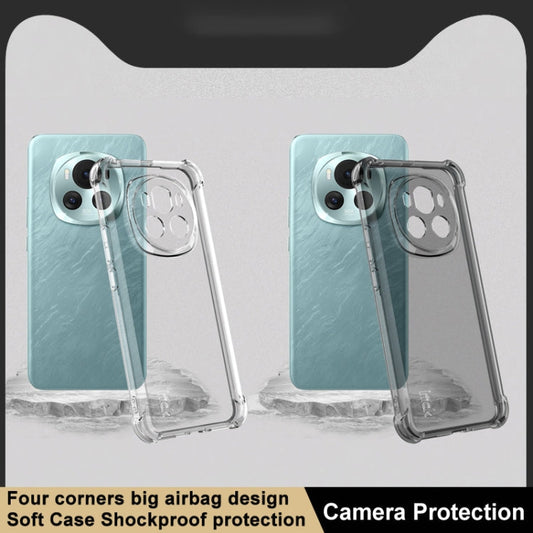 Pour étui de téléphone antichoc en TPU avec coussin d'air pour Honor Magic6 5G (Noir transparent)
