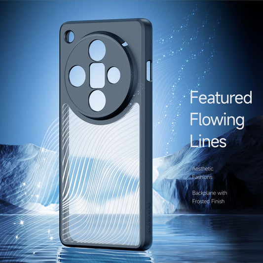 Pour OPPO Find X7 Ultra Coque de téléphone DUX DUCIS Aimo Series Effet givré (Noir)