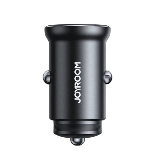 JOYROOM JR-CCN05 30W PD+QC3.0 Mini Metal Car Charger(Black)