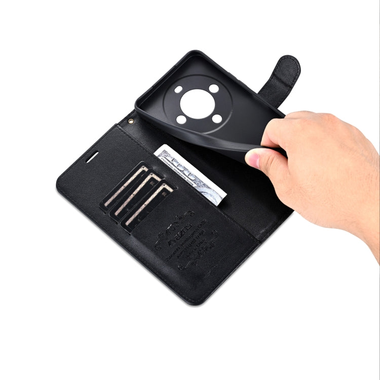 For Huawei Maimang 30 AZNS Sheepskin Texture Flip Leather Phone Case(Black)