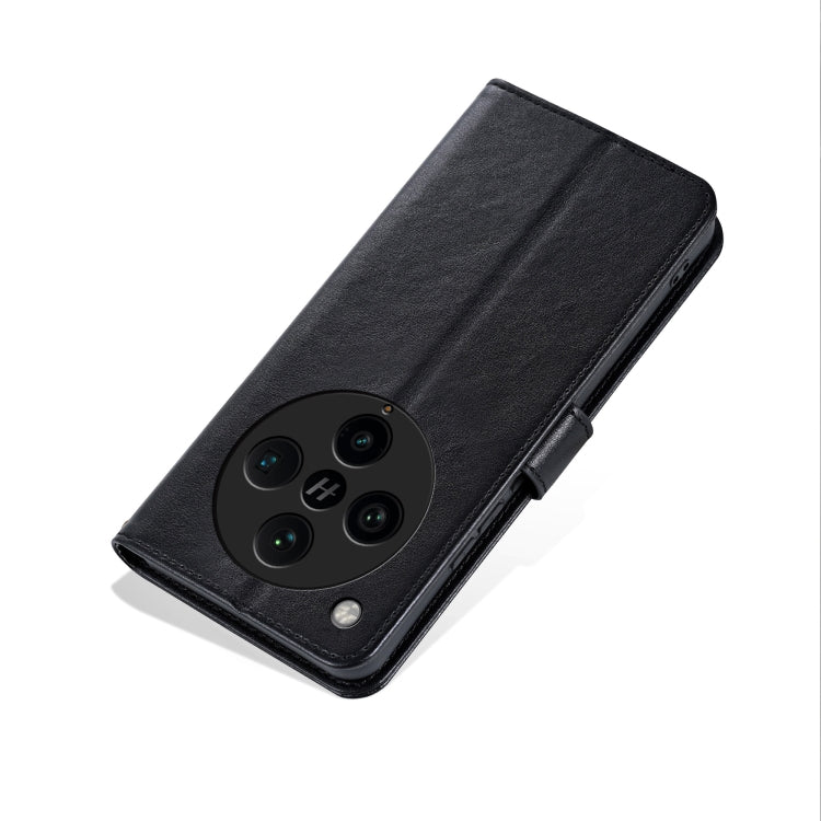 For OPPO Find X8 Pro AZNS Sheepskin Texture Flip Leather Phone Case(Black)