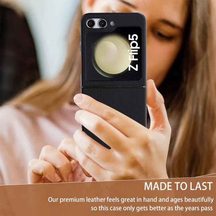 For Samsung Galaxy Z Flip5 ViLi TH Series Shockproof TPU + PC Phone Case(Black)